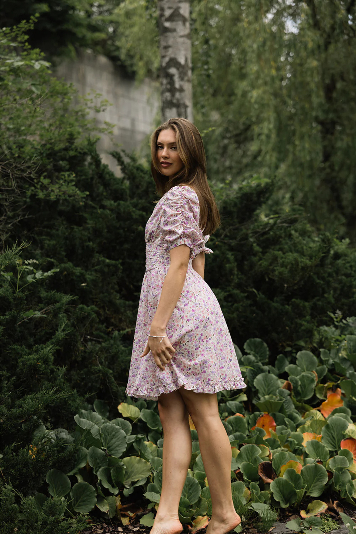 Aurélie Dress Pink Print