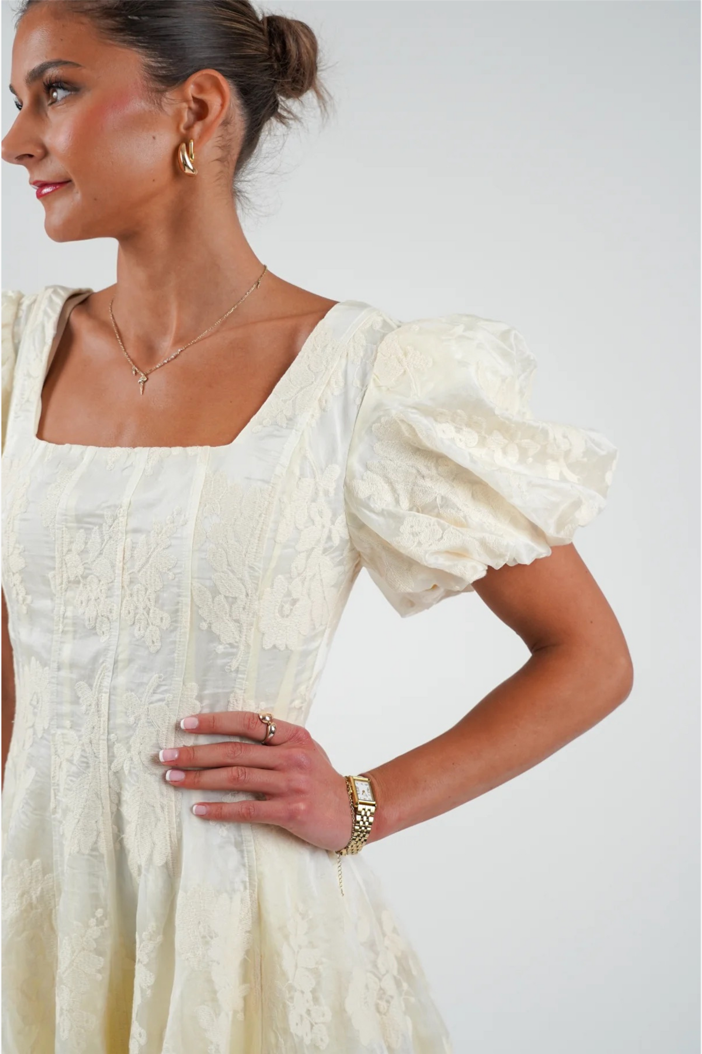 Elina Dress White Lace