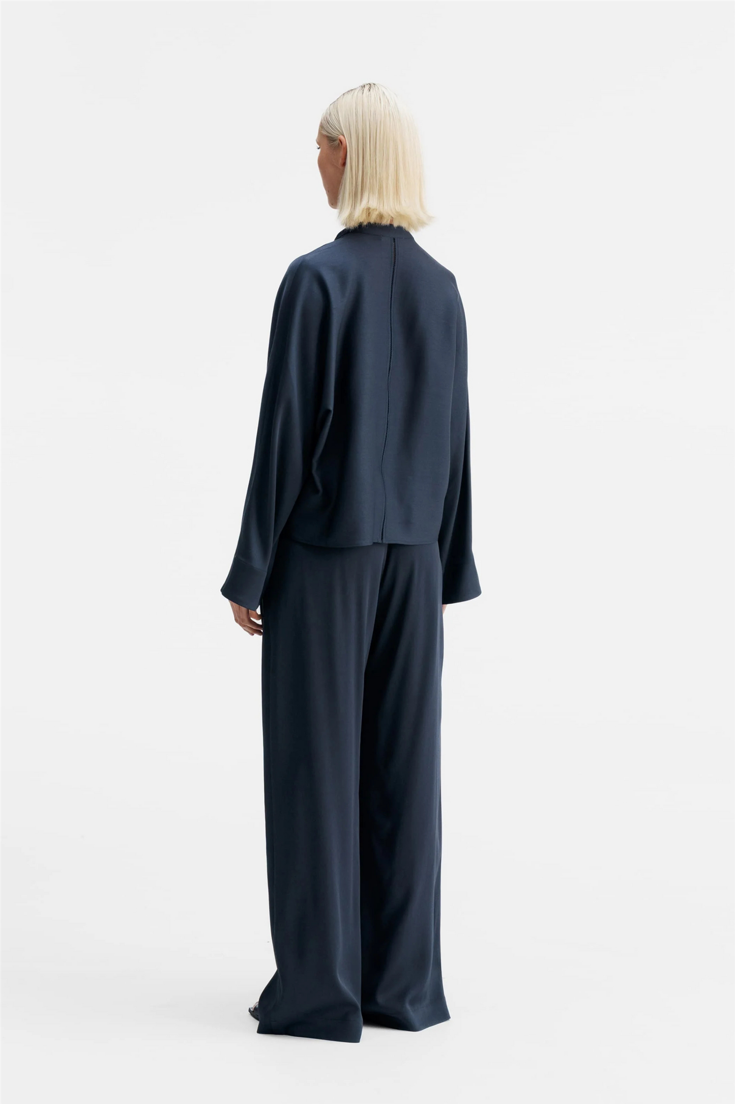 Mila Trousers Blue Grey