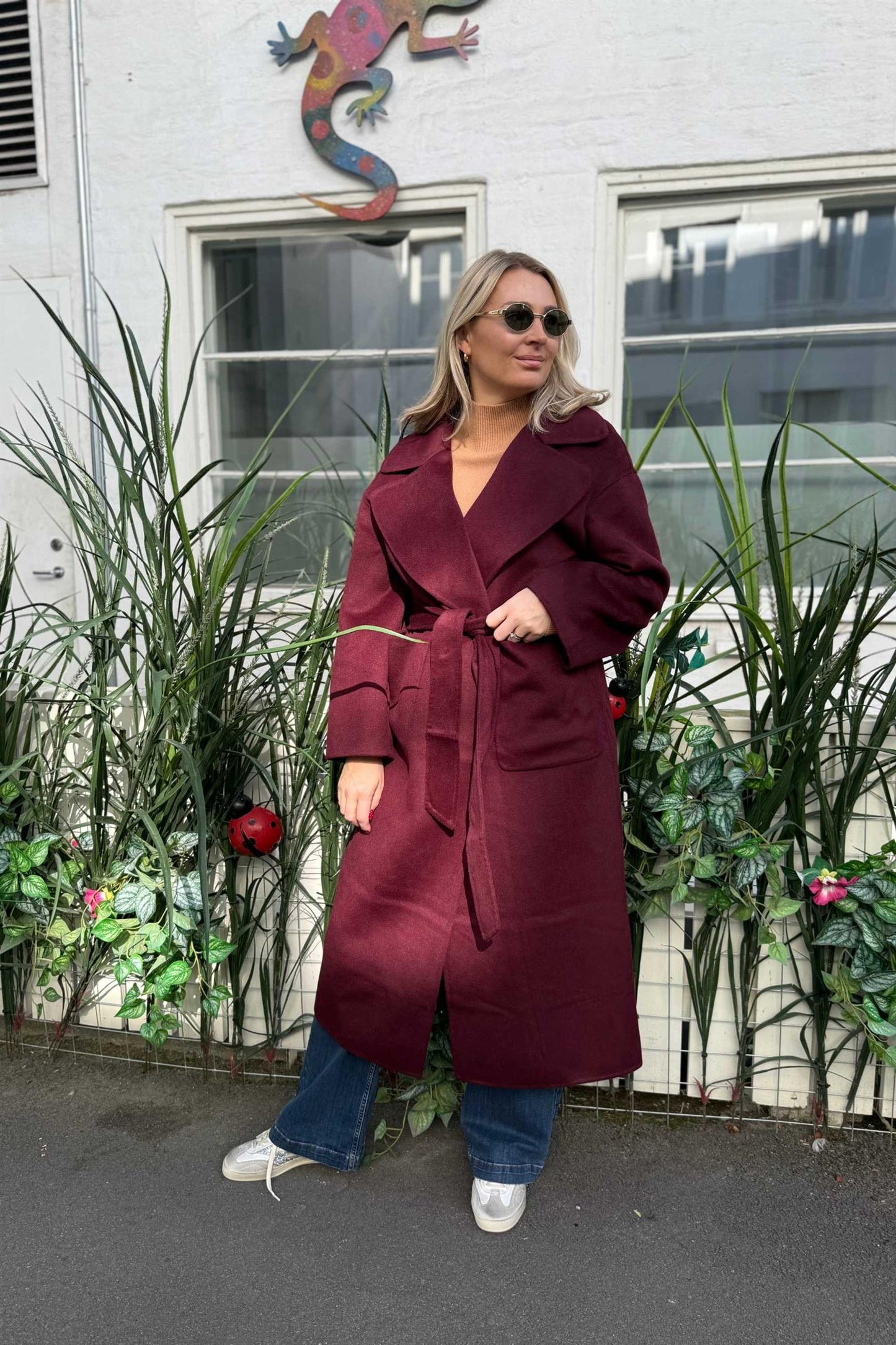 Ulla Coat Burgundy