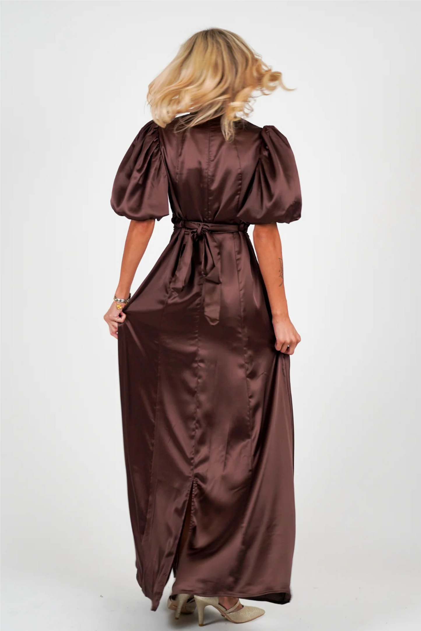 Holly Long Dress Bordeaux