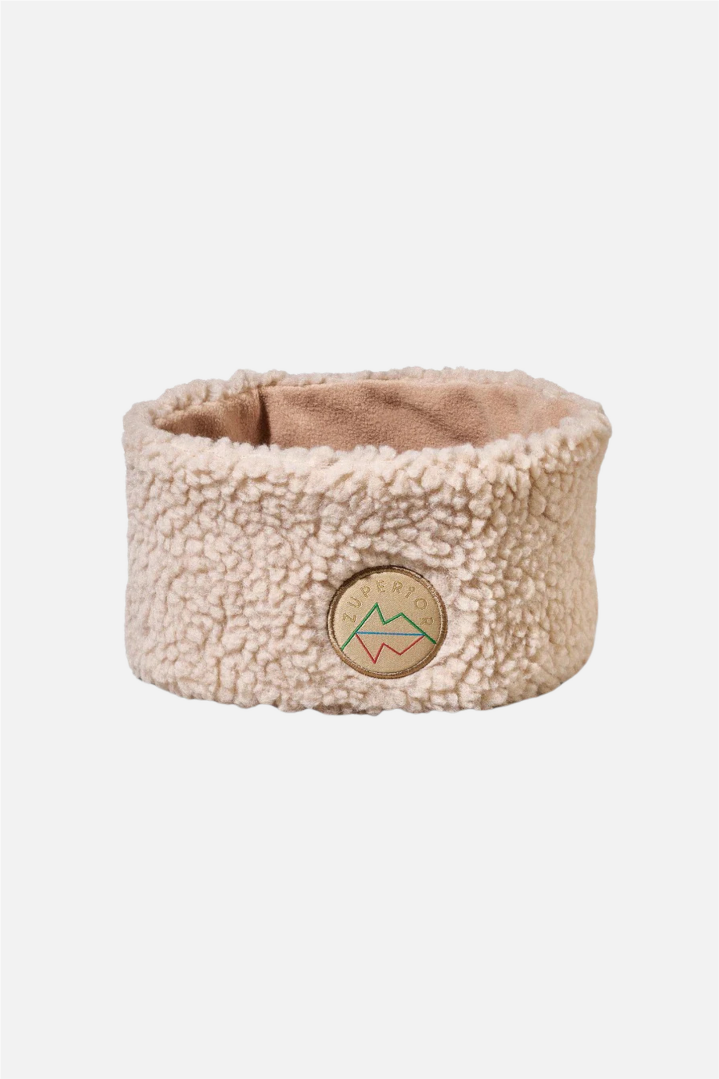 Pannebånd Teddyfleece Beige
