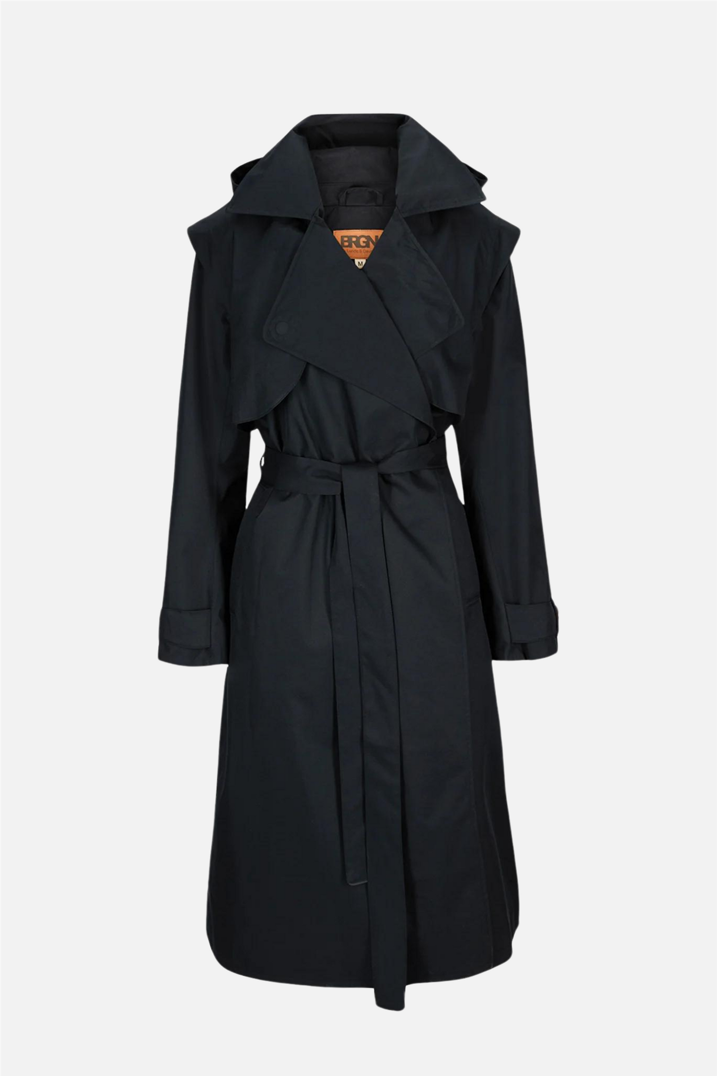 Regndråpe Trench Coat New Black