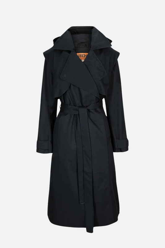 Regndråpe Trench Coat New Black