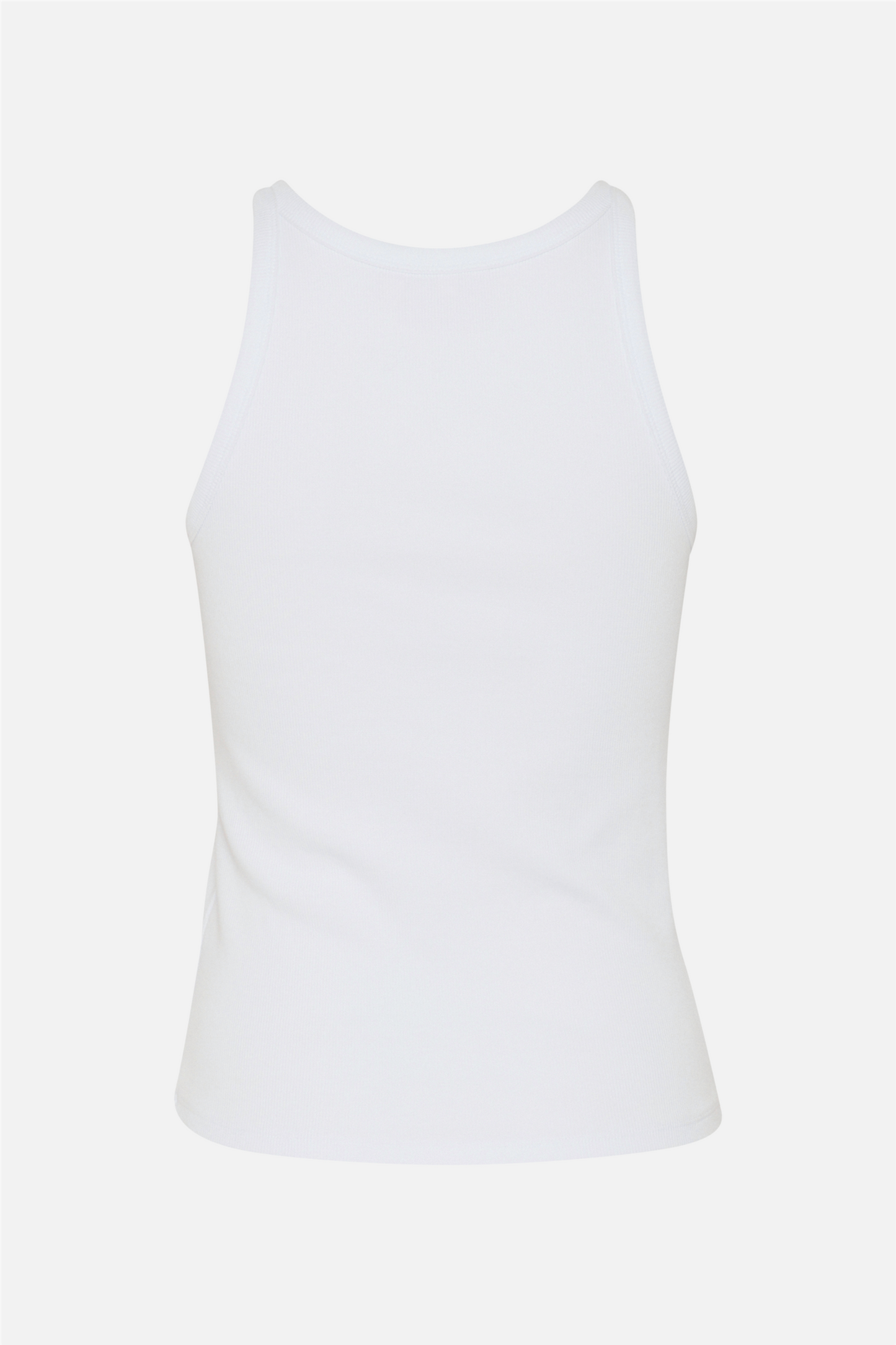 GZdrew rhinestone logo tank Bright White