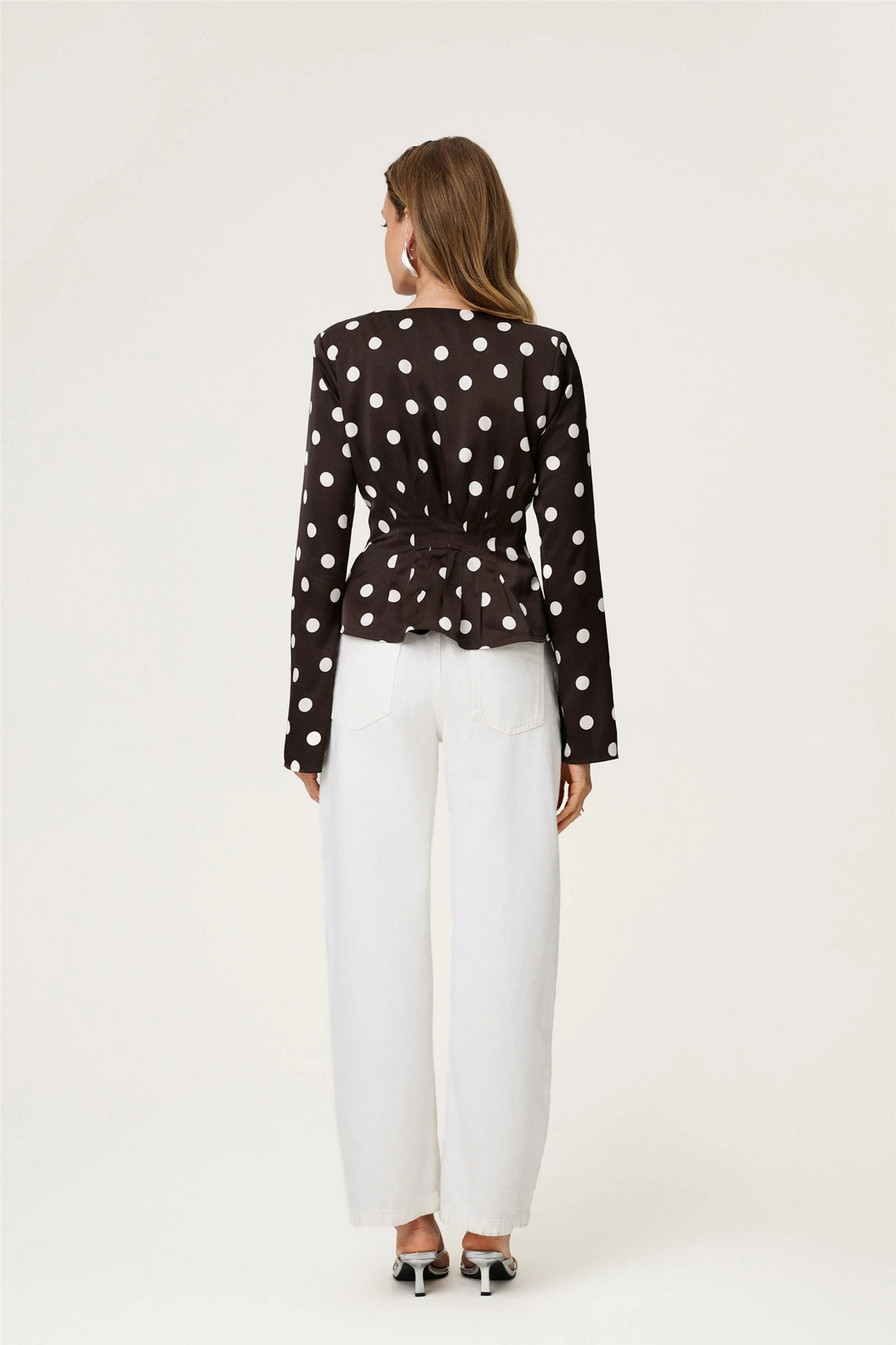 Marmo blouse Brown Dot