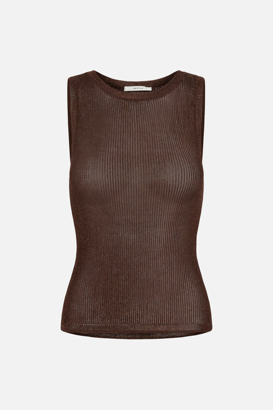 SilviGZ top Deep Brown Metallic