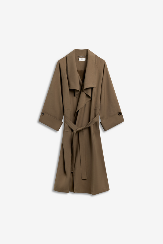 Atari Oversized Trenchcoat Khaki Brown