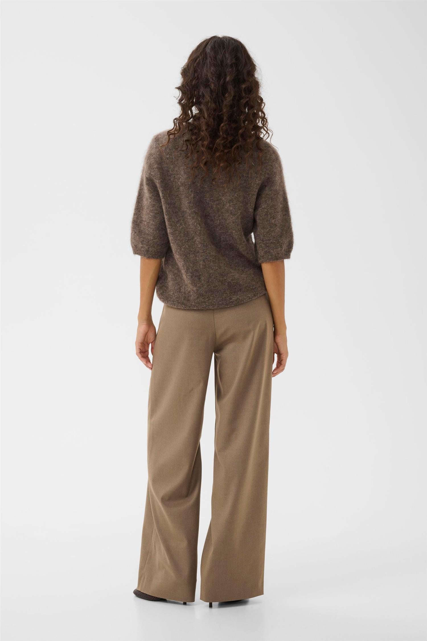 GZdebbie ss tee Chestnut Melange.