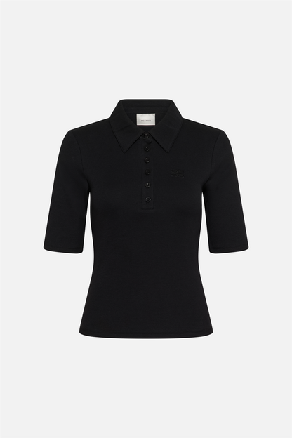 GZdrew ls polo top Black