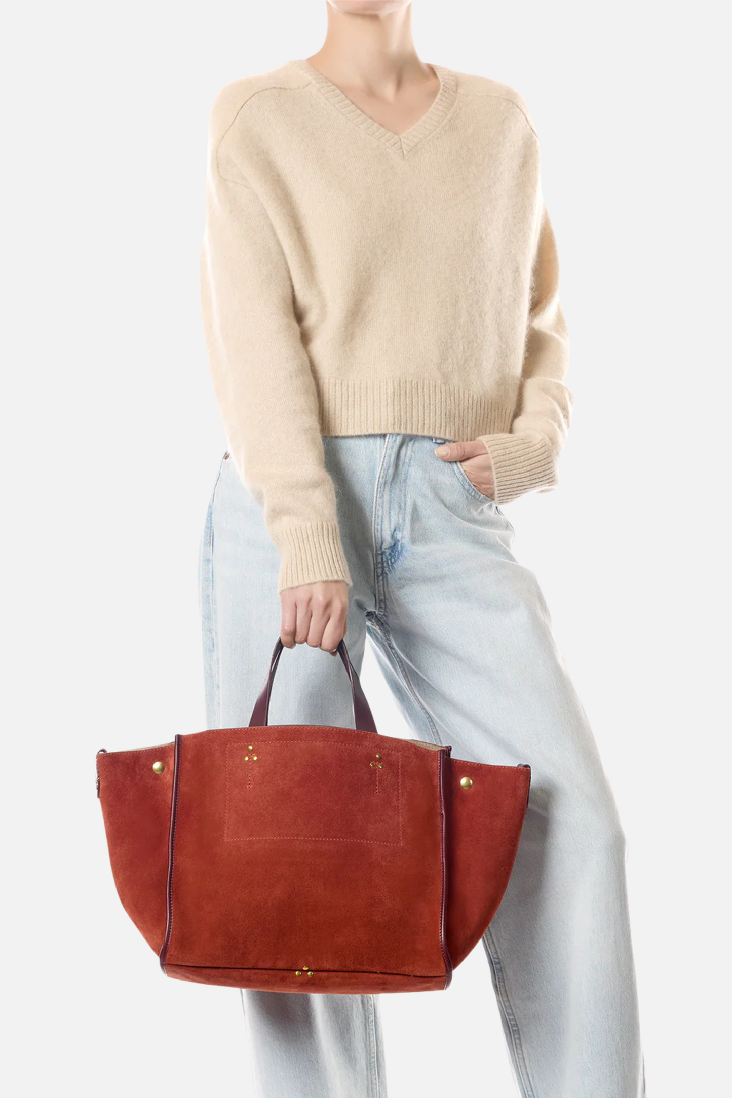 Leon M Rouille Split Suede