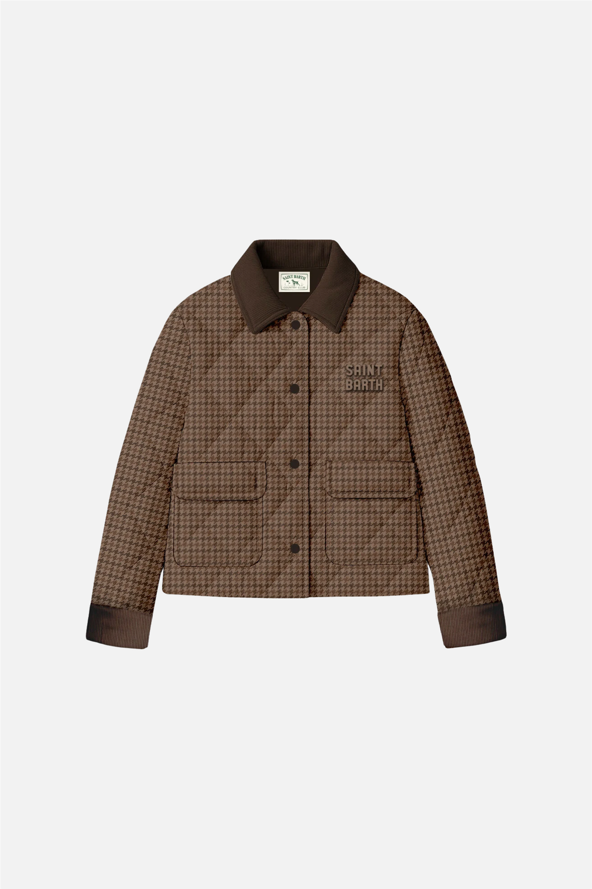 Margaux Wax Jacket Pied De Poule