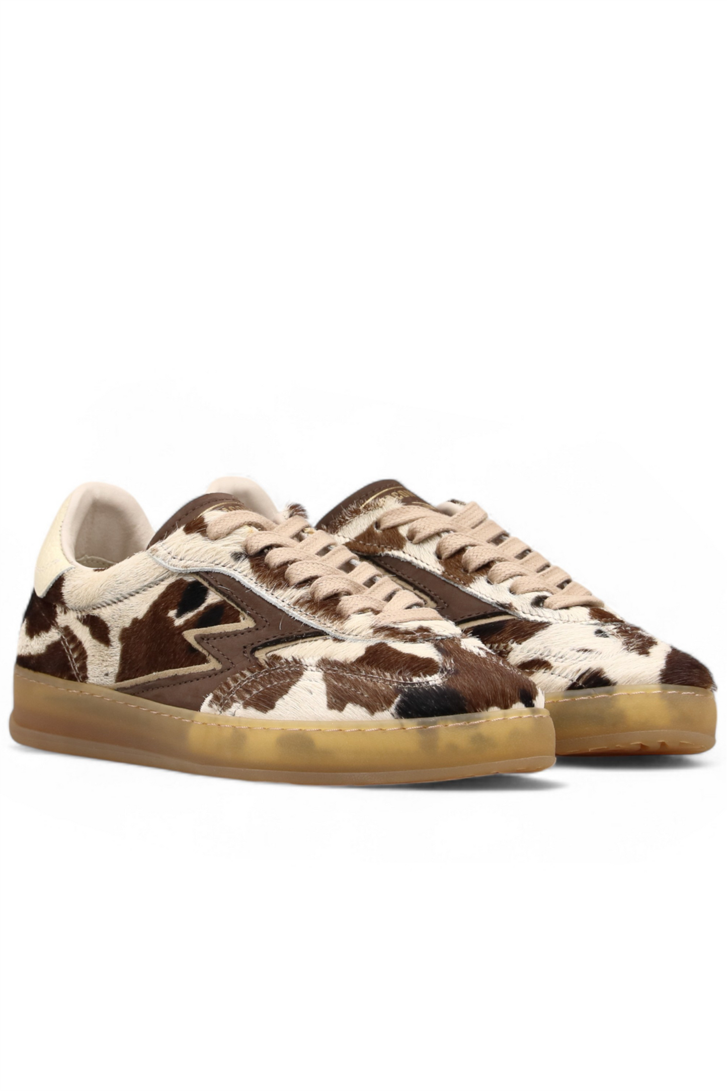 Master Club Deluxe cow print horsy brown logo ivory Cow Print Horsy