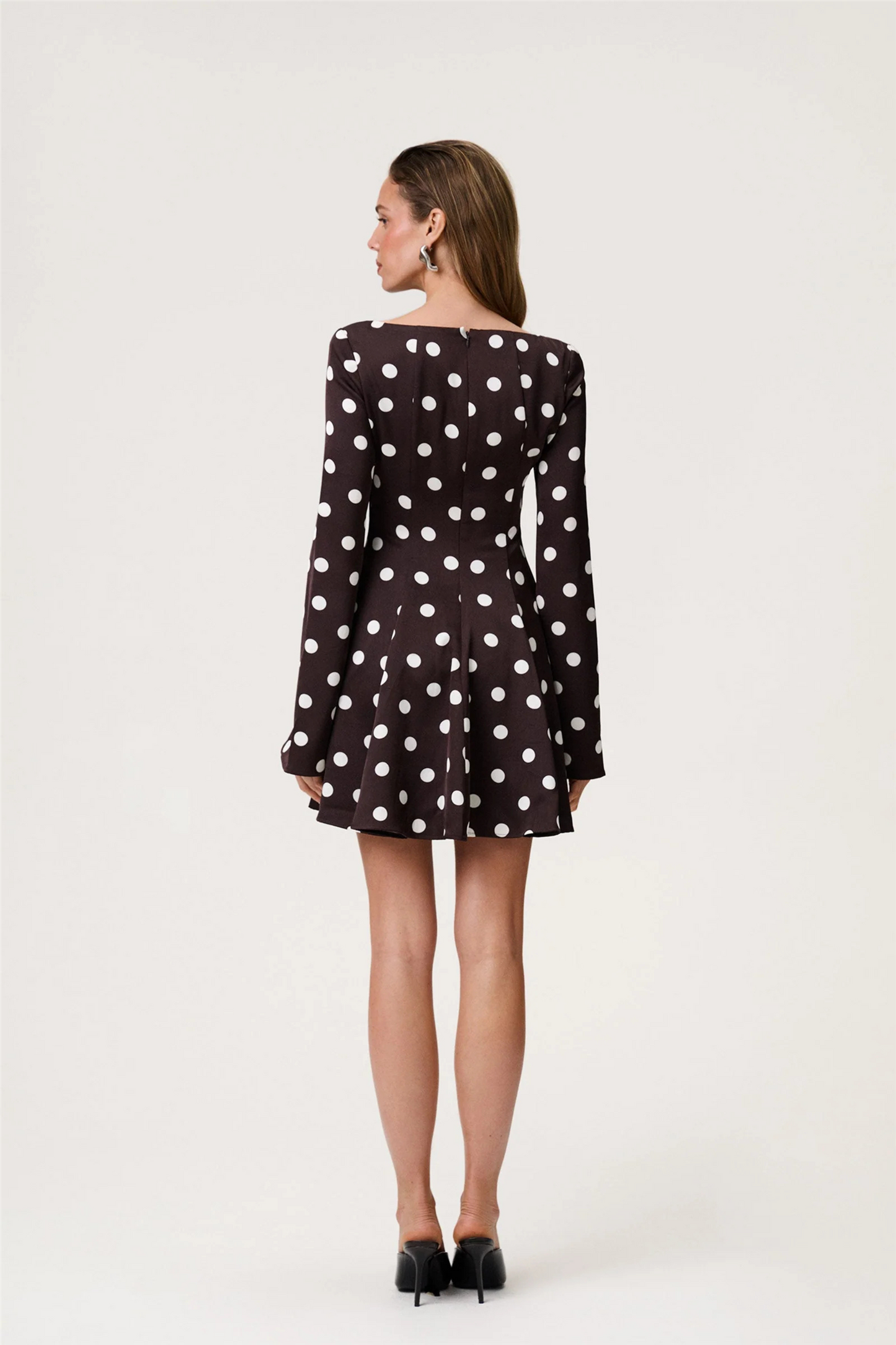 Riom dress Brown Dot