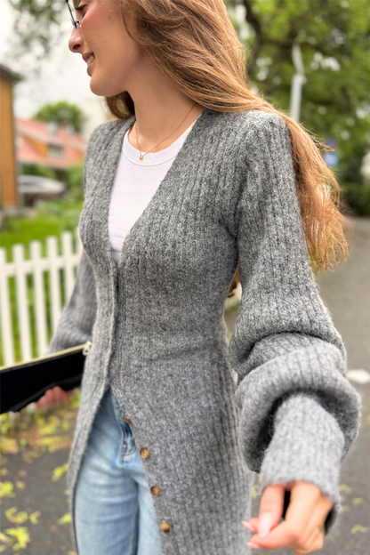 Montana Dress Grey Melange.