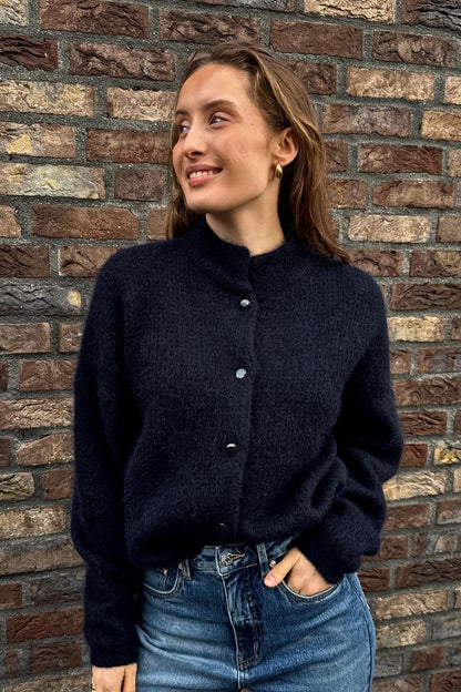 GZdebbie cardigan Navy Melange.