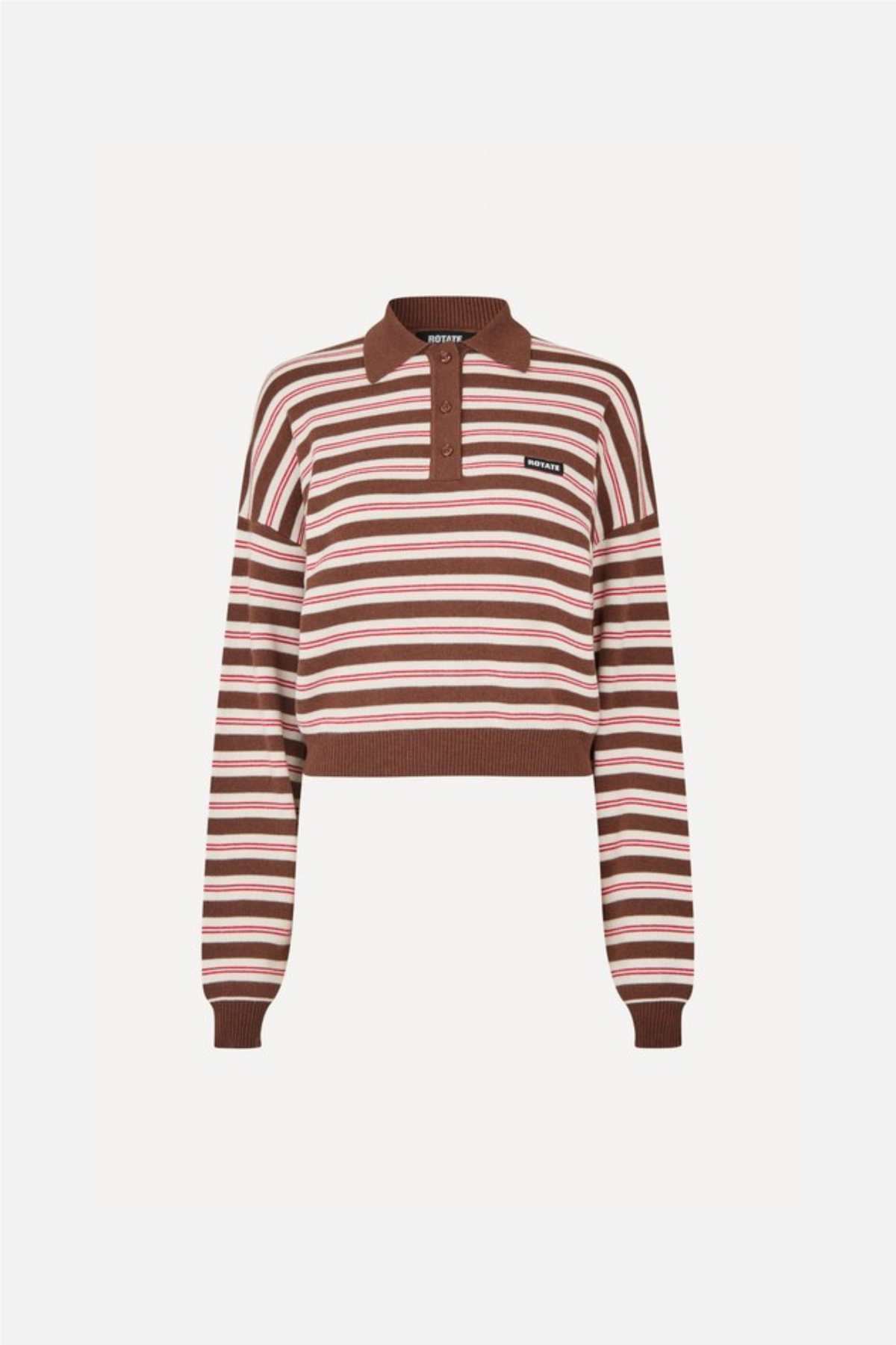 Slinky Knit Polo Shaved Chocolate.
