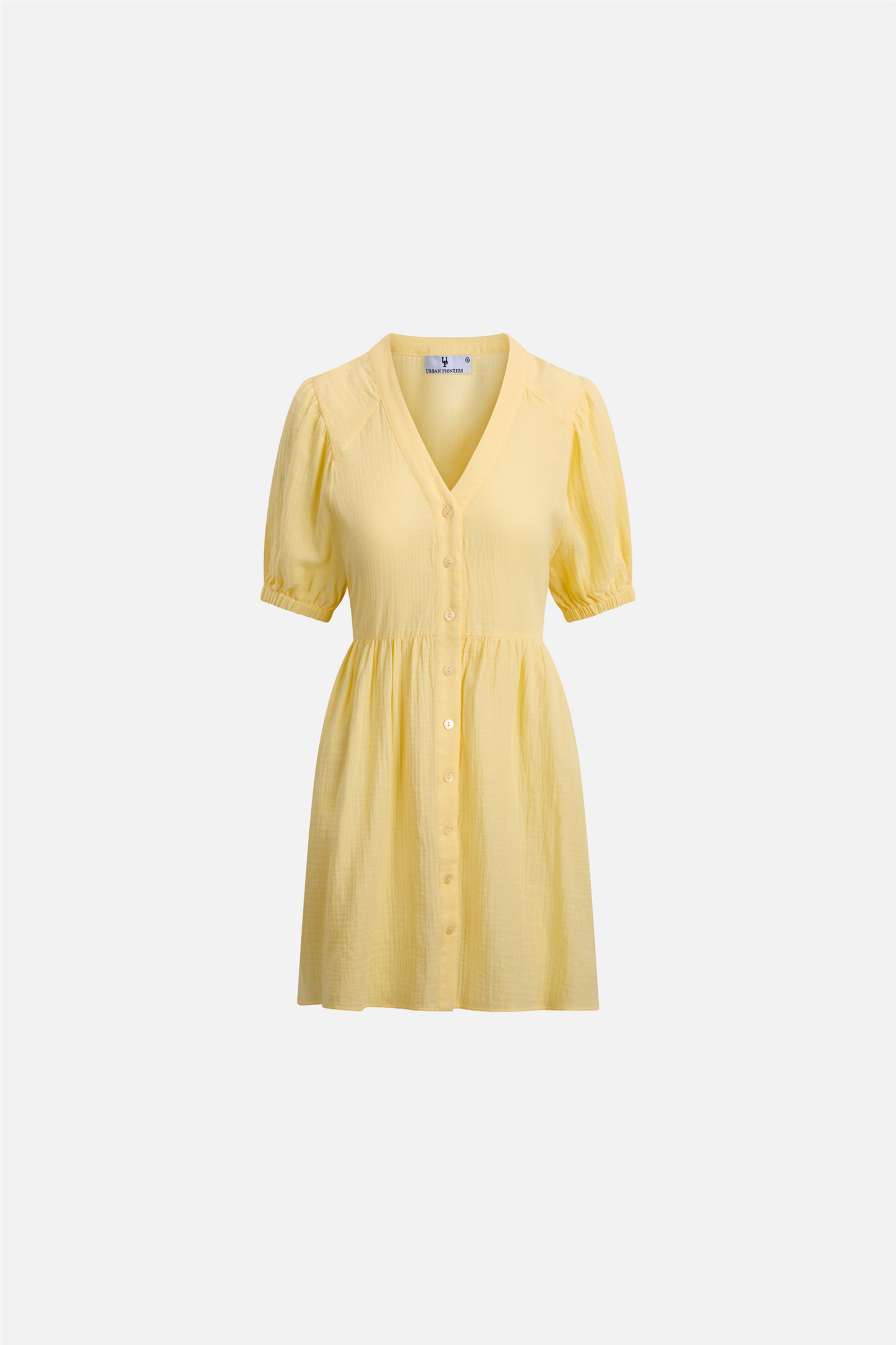 Leontine Dress Pastel Yellow.