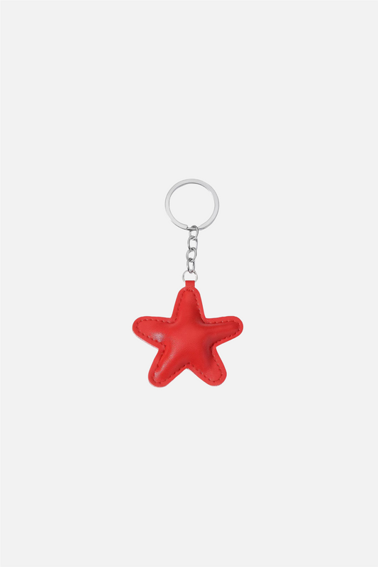 Star Bag Charm Red