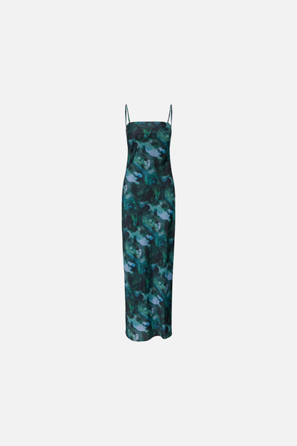 Diaz Print Dress MA Green.