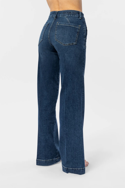 The MONA Jean Dark Vintage Blue