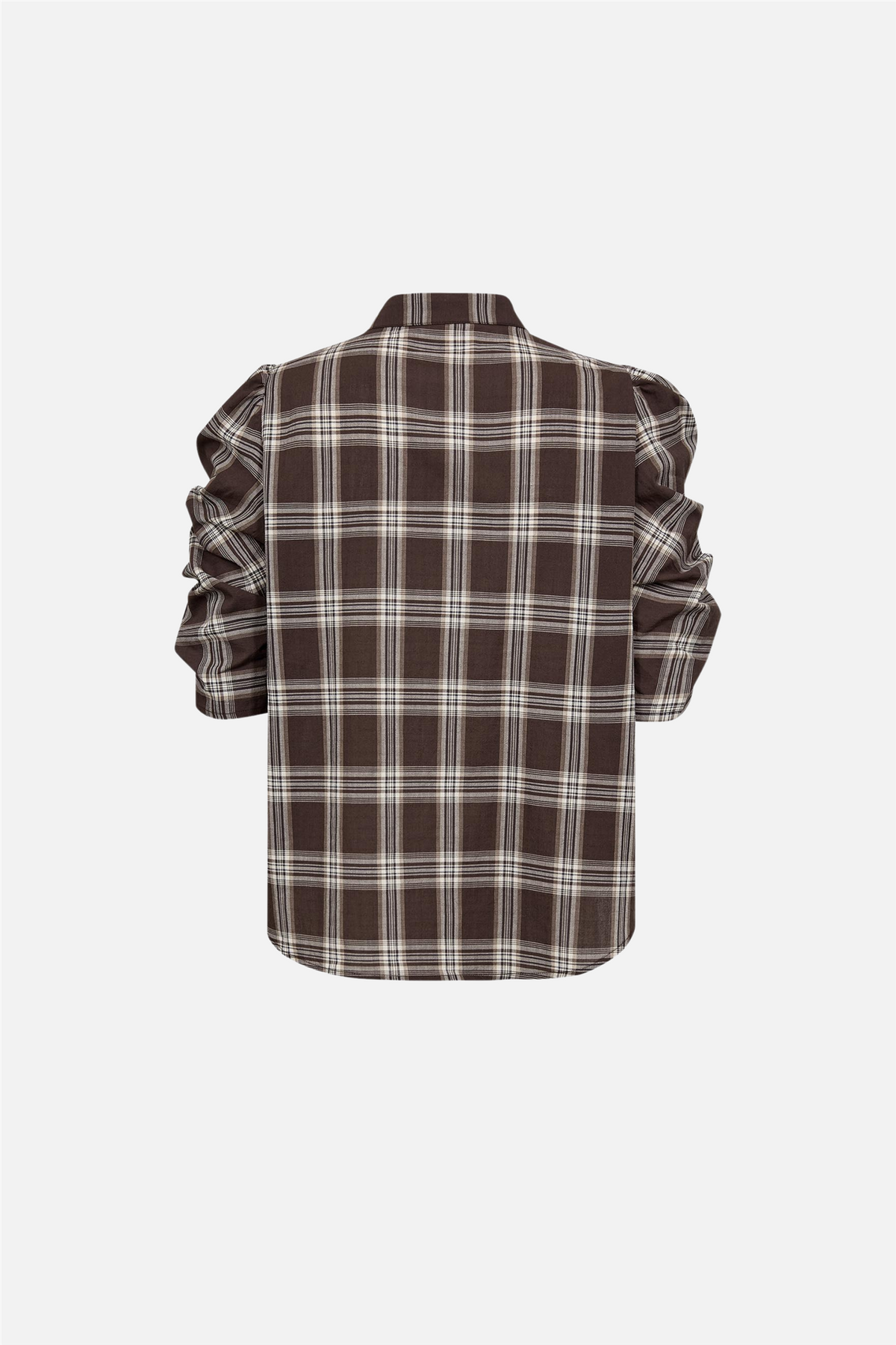 ZabinaGO Blouse Brown Checks.