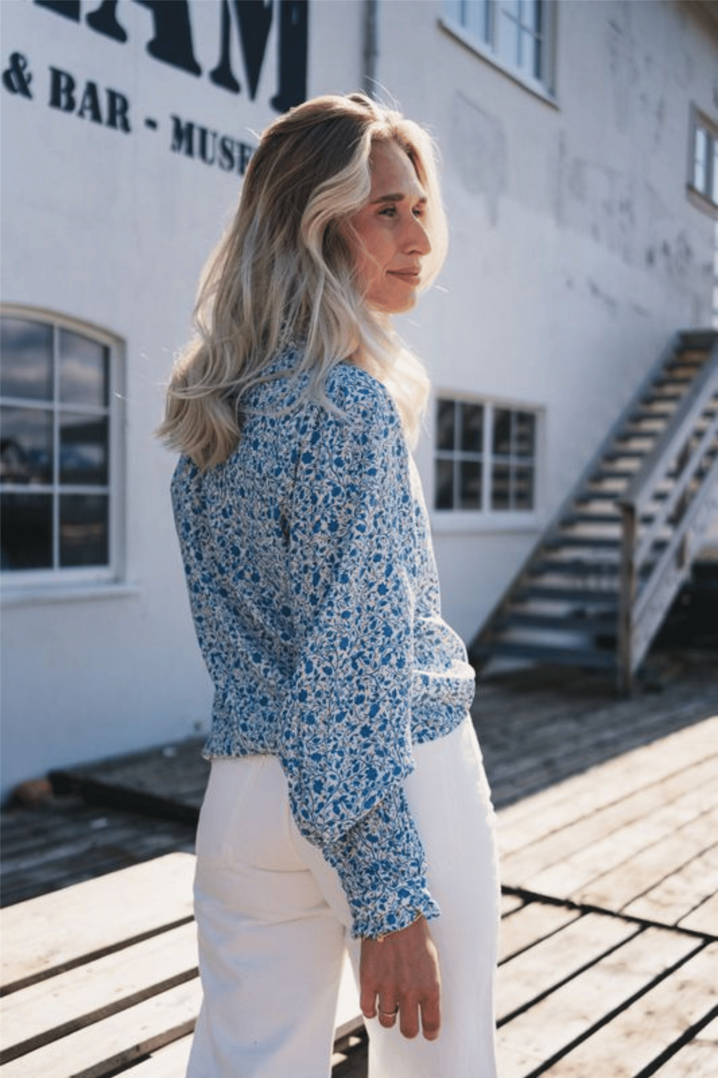 RAUSAstrid Shirt AOP Q Harbor Flower