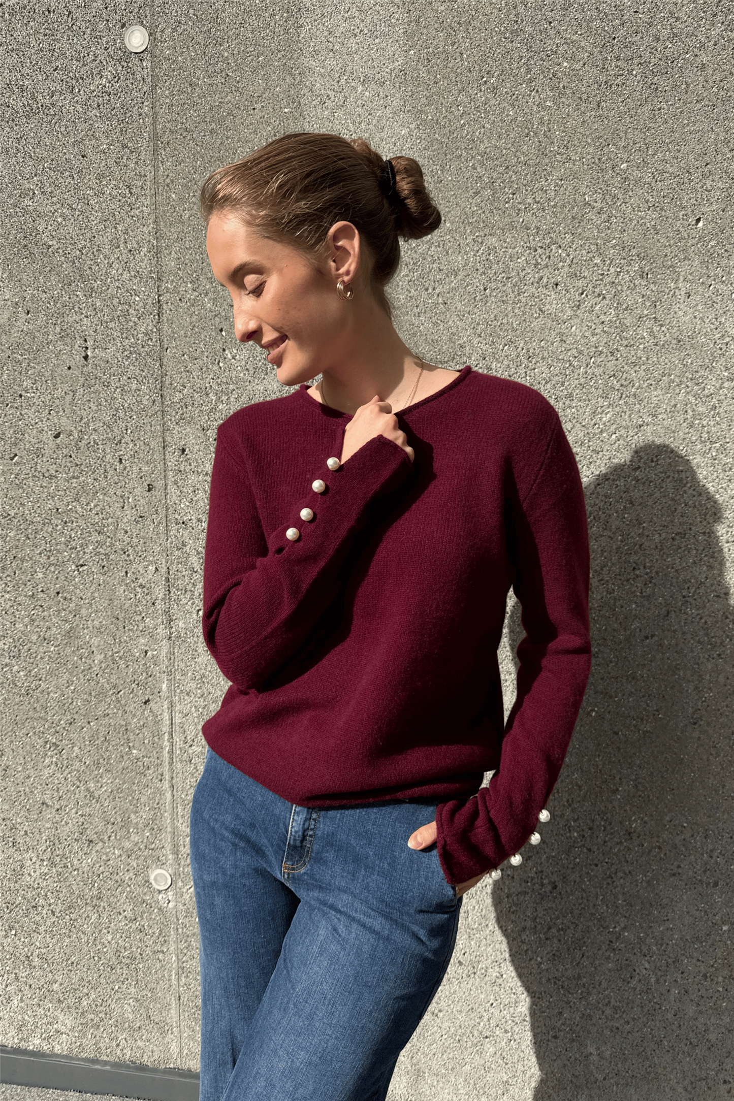 Abbelone Sweater Bordeuax