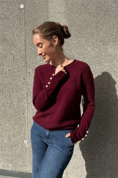 Abbelone Sweater Bordeuax