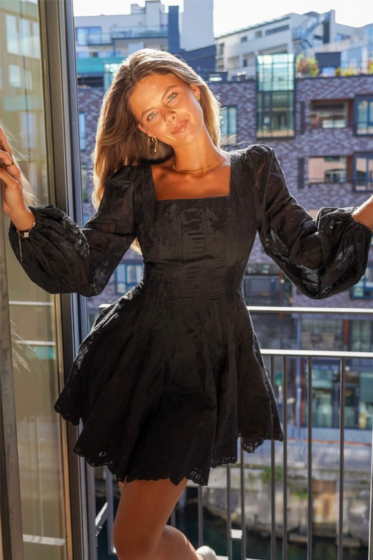 Sophie Lace Dress Black