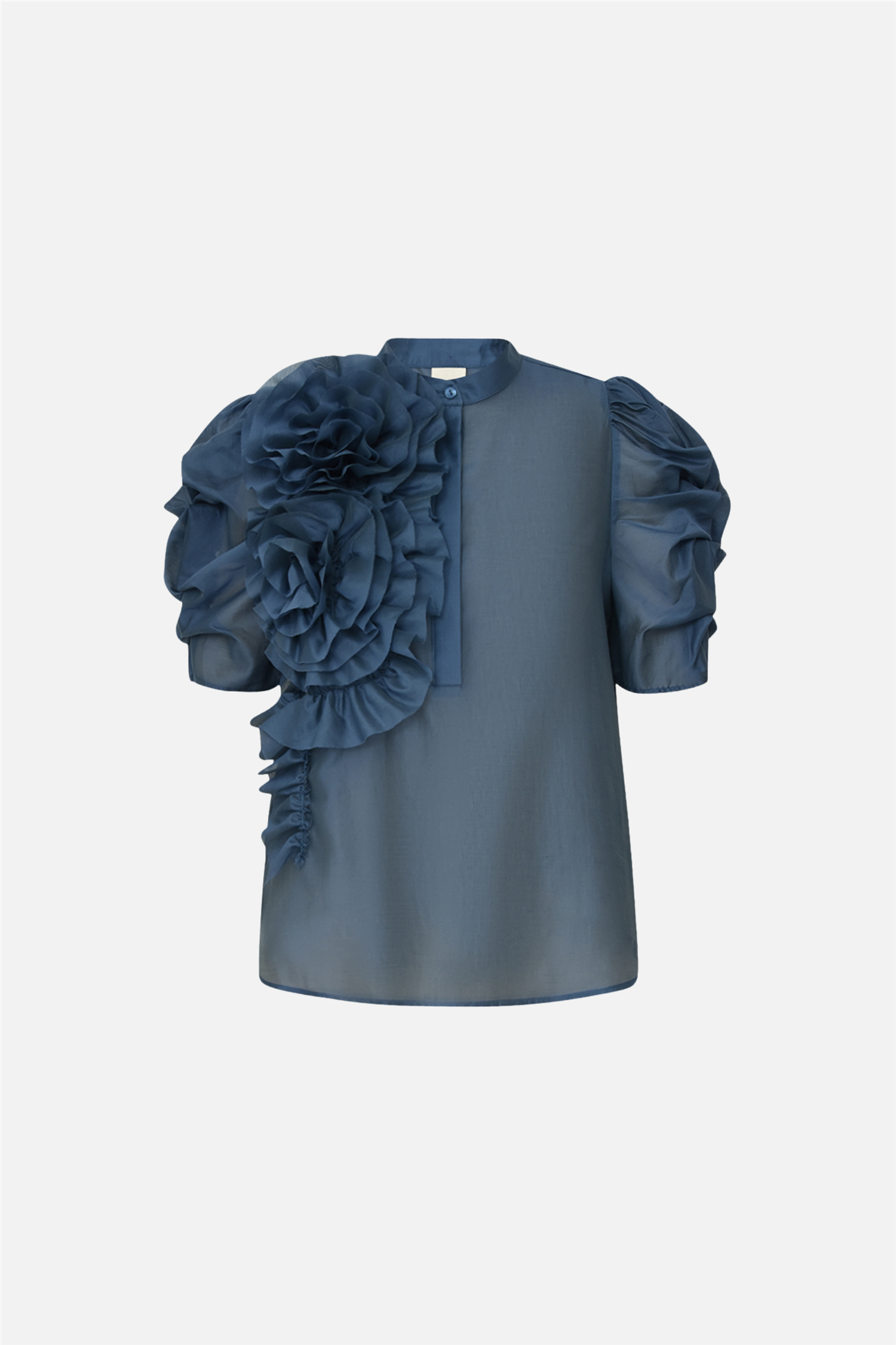 AnnsofiGO Blouse Dusty Blue.