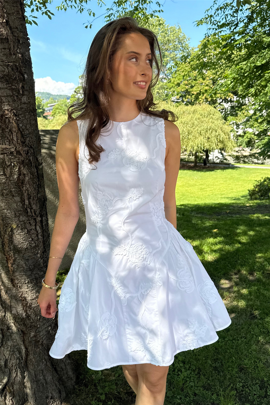 Poplin Mini Dress Bright White
