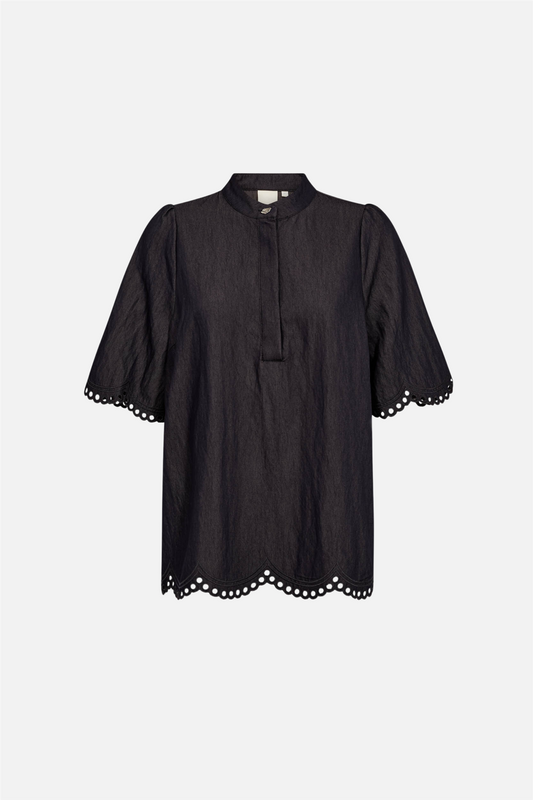 MikaGO Blouse Dark Blue