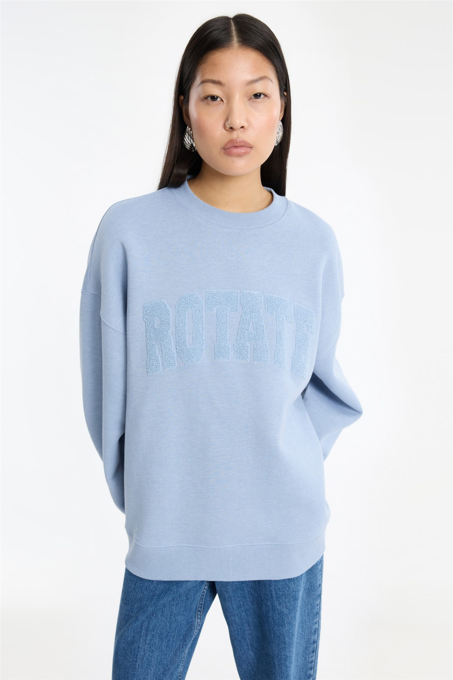 Classic Sweatshirt Forever Blue Melange.