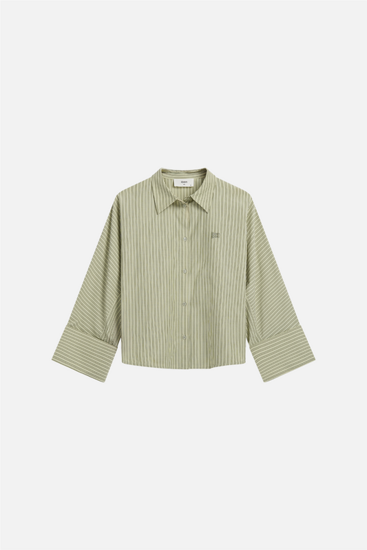 Atari Shirt Sage Stripe