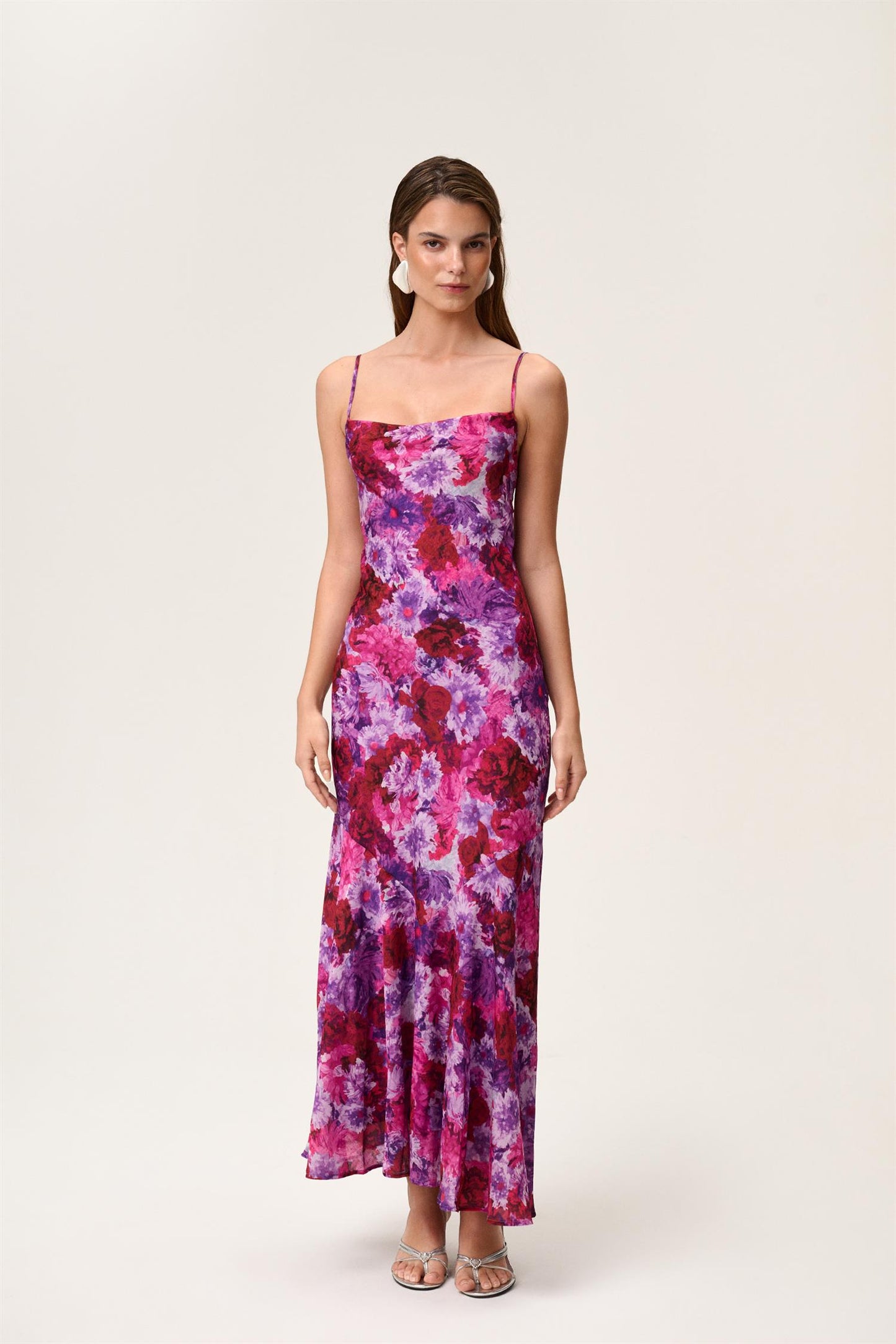 Verona Dress Lilac Flower