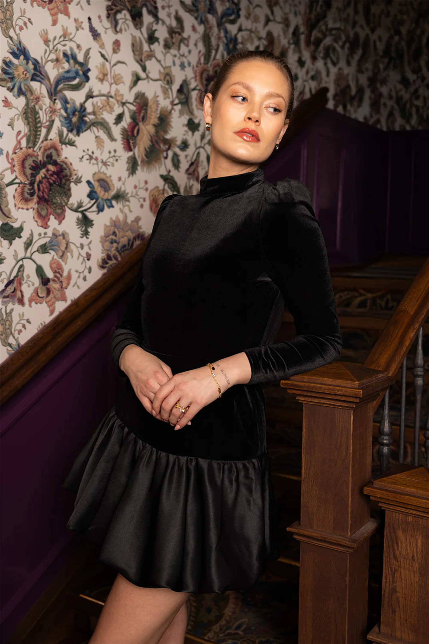 Noelia Dress Black.