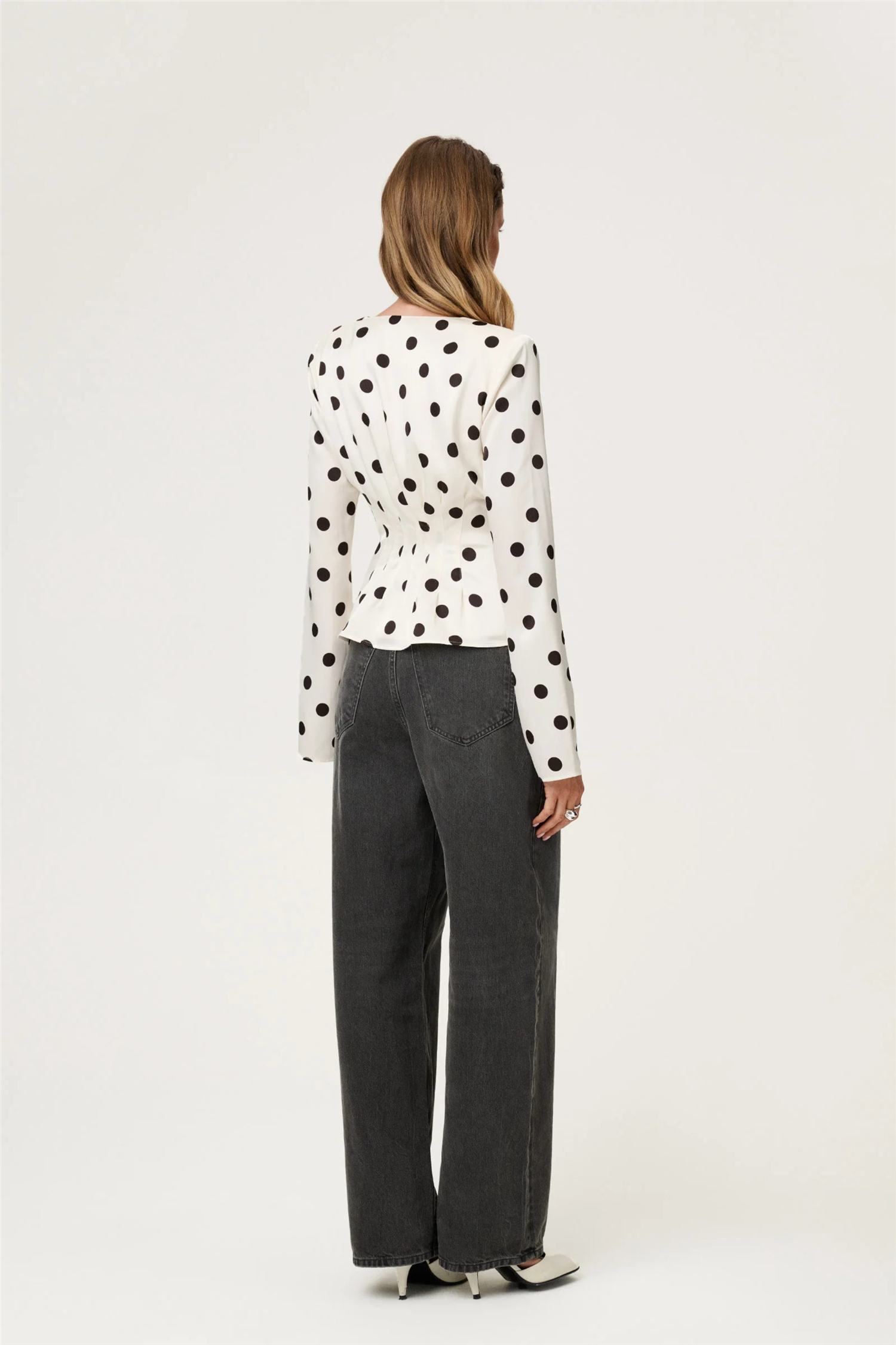 Marmo Blouse Créme Dot.