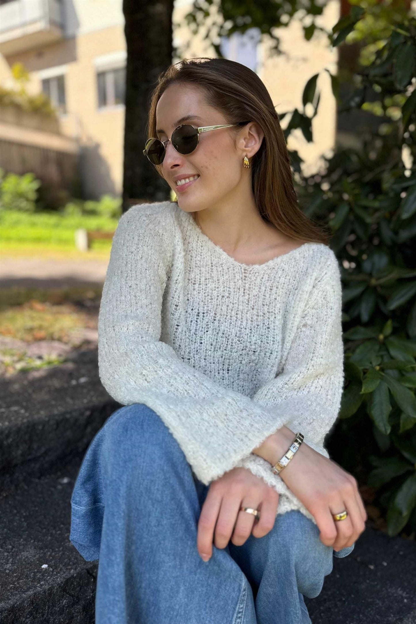 Eyra knit Off White