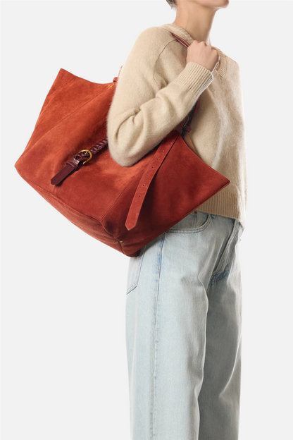 Joseph M Rouille Split Suede