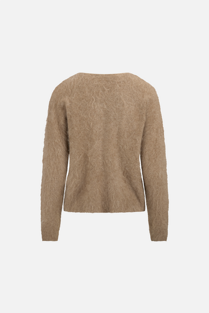 Boudica Sweater Sand Brown.