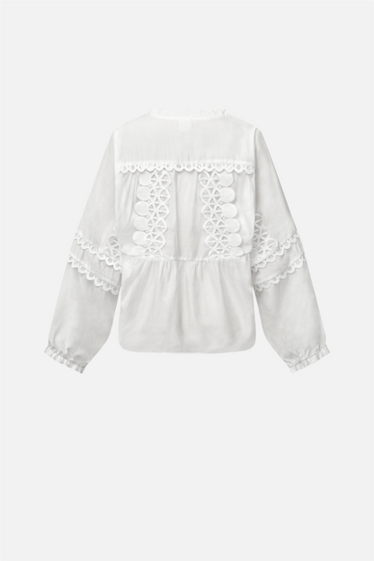 KaiaGO Lace Blouse Off-White.