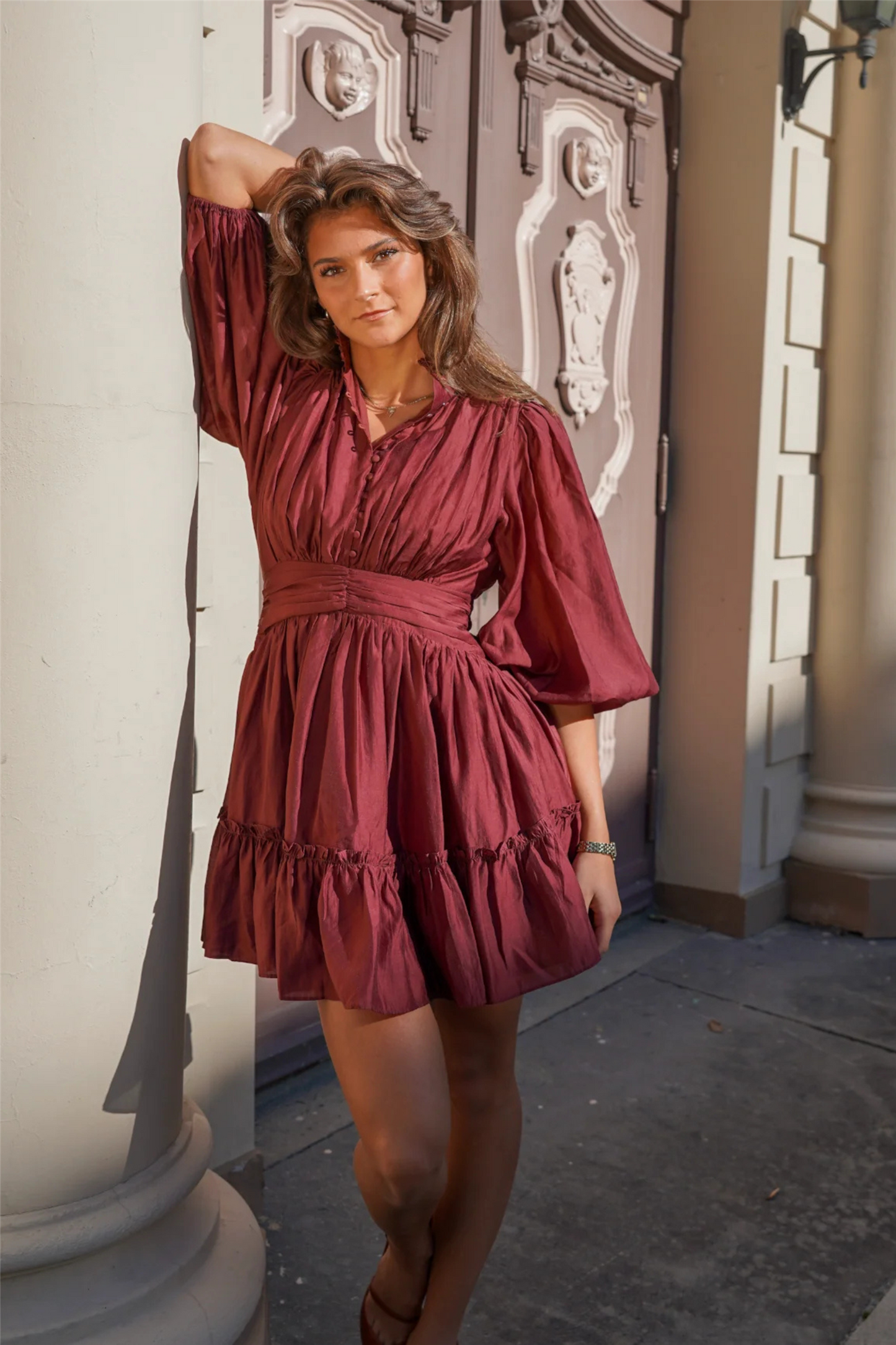 Vanity dress Bordeaux