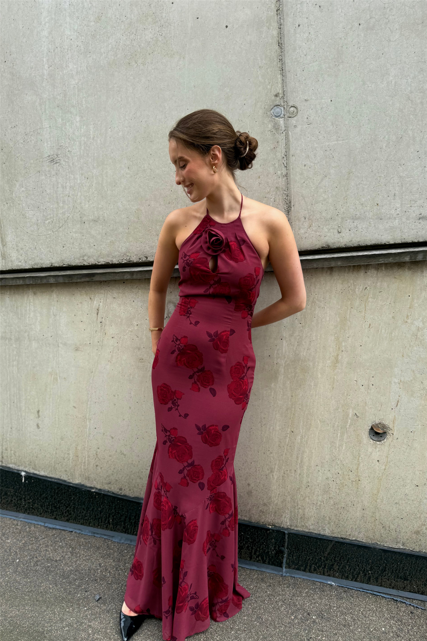 Rozzano Maxi dress Burnt Sienna