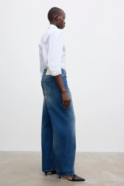 Baggy Fit Denim Vintage Blue.