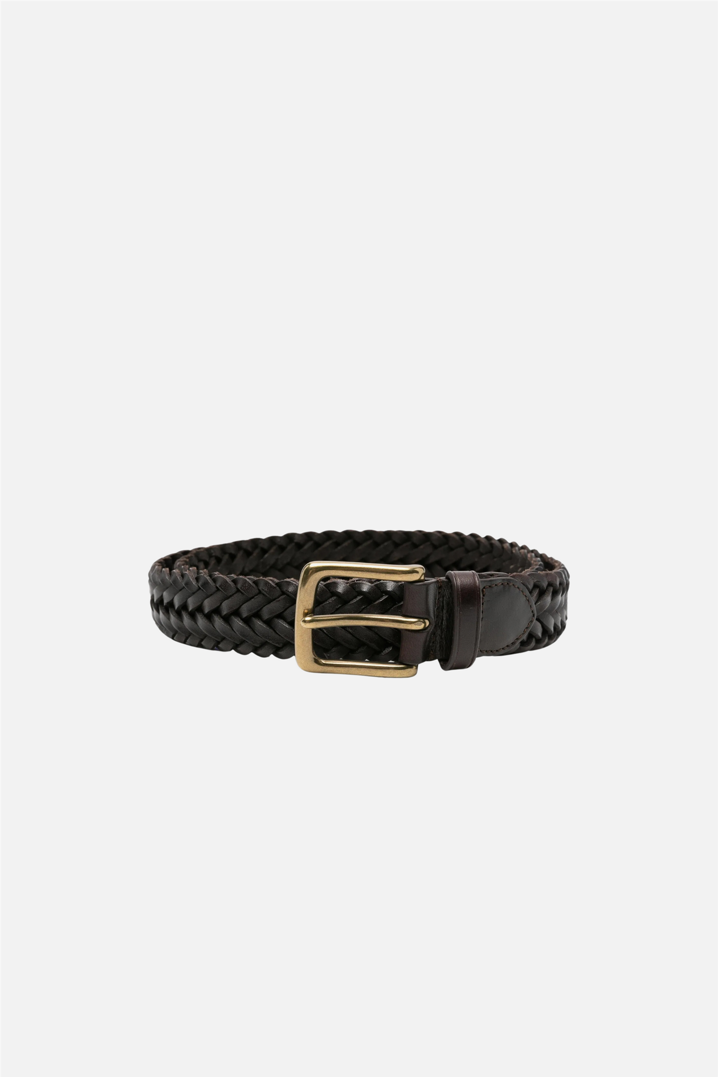 Ply Polo Tip Belt Dark Brown