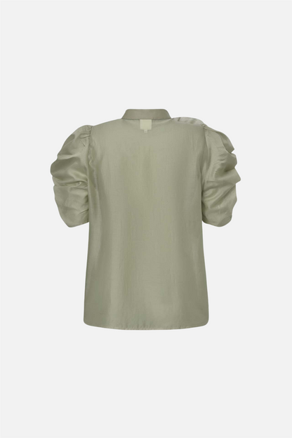AnnsofiGO Blouse Light Dusty Green.