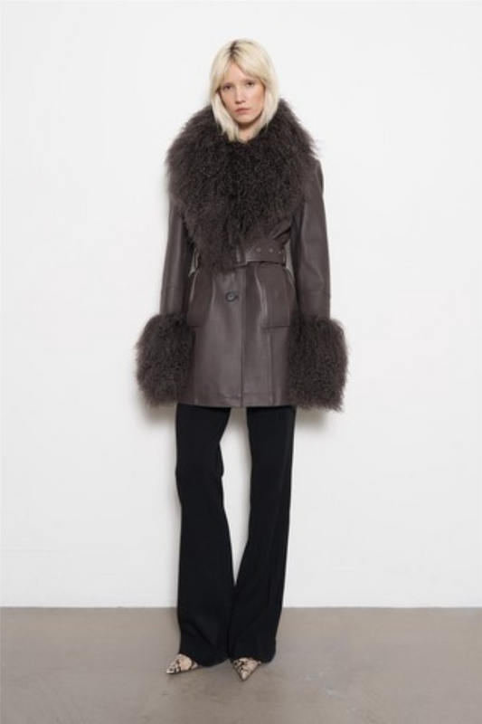 Mimmi Jacket Dark Chocolate.