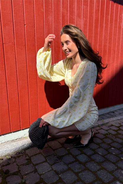 Florence Dress Pastel Yellow