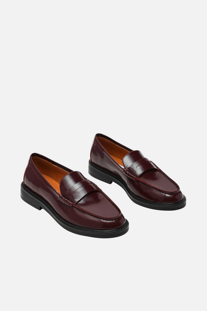 Adison Loafers Wine Leather
